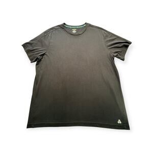 Tek Gear Black Crew Neck Short‎ Sleeves Cotton Blend Men All Seasons T-Shirt XXL